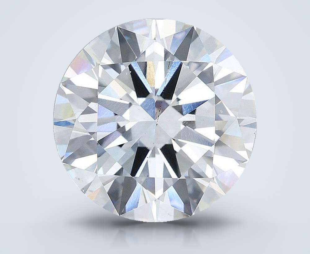 5.00ct F SI1 Excellent Cut Round Lab Grown Diamond