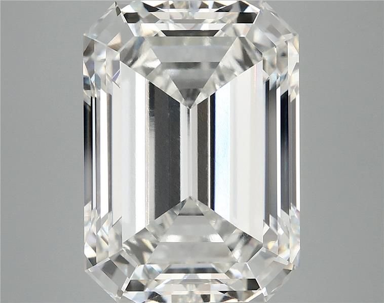 11.13ct F VVS2 Rare Carat Ideal Cut Emerald Lab Grown Diamond
