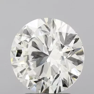 3.09ct I VS1 Rare Carat Ideal Cut Round Lab Grown Diamond