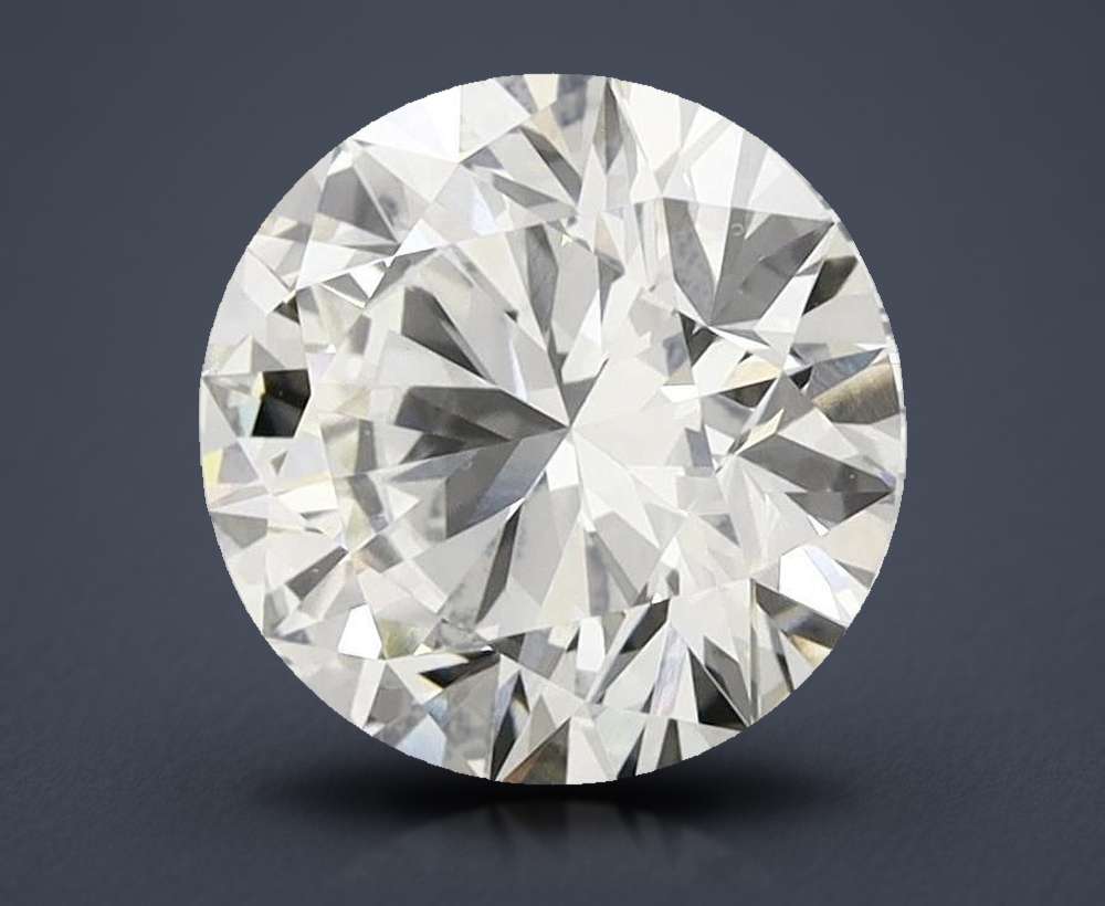3.09ct I VS1 Rare Carat Ideal Cut Round Lab Grown Diamond
