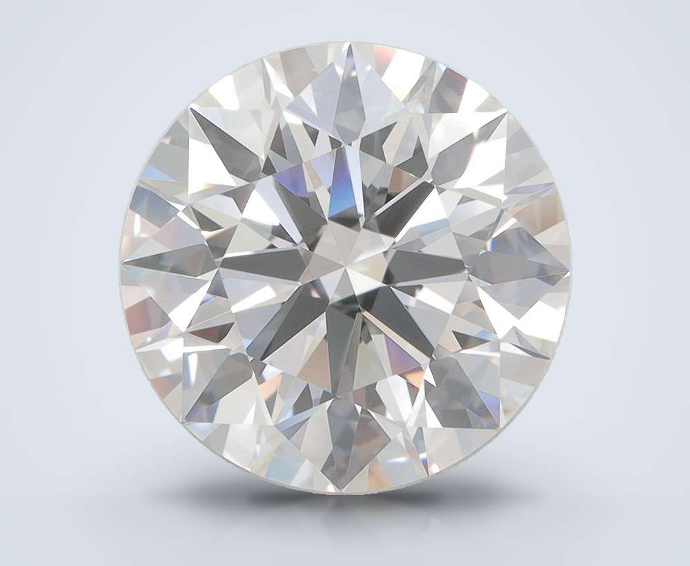 7.17ct F IF Rare Carat Ideal Cut Round Lab Grown Diamond