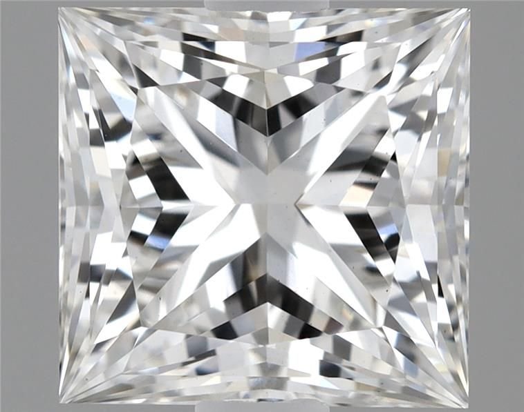 1.68ct H VS1 Rare Carat Ideal Cut Princess Lab Grown Diamond