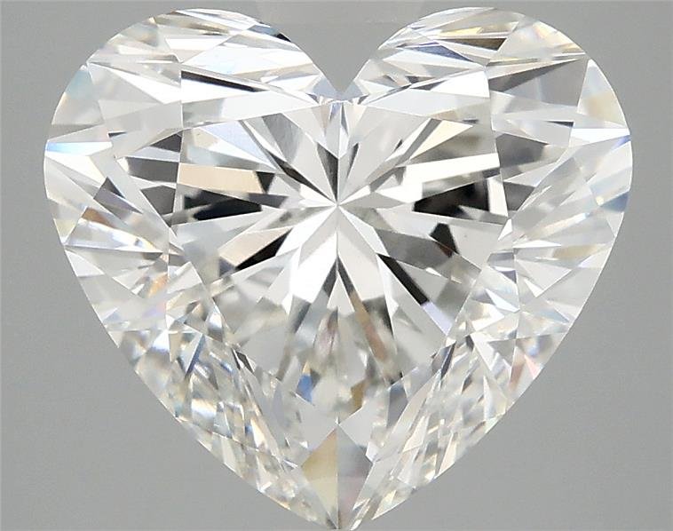 5.10ct F VS1 Rare Carat Ideal Cut Heart Lab Grown Diamond
