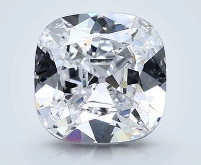3.02ct D VS2 Good Cut Cushion Diamond
