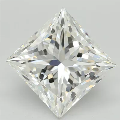 3.02ct E VVS2 Rare Carat Ideal Cut Princess Lab Grown Diamond