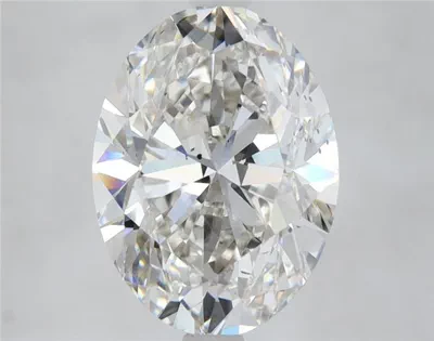 4.01ct H SI1 Good Cut Oval Lab Grown Diamond