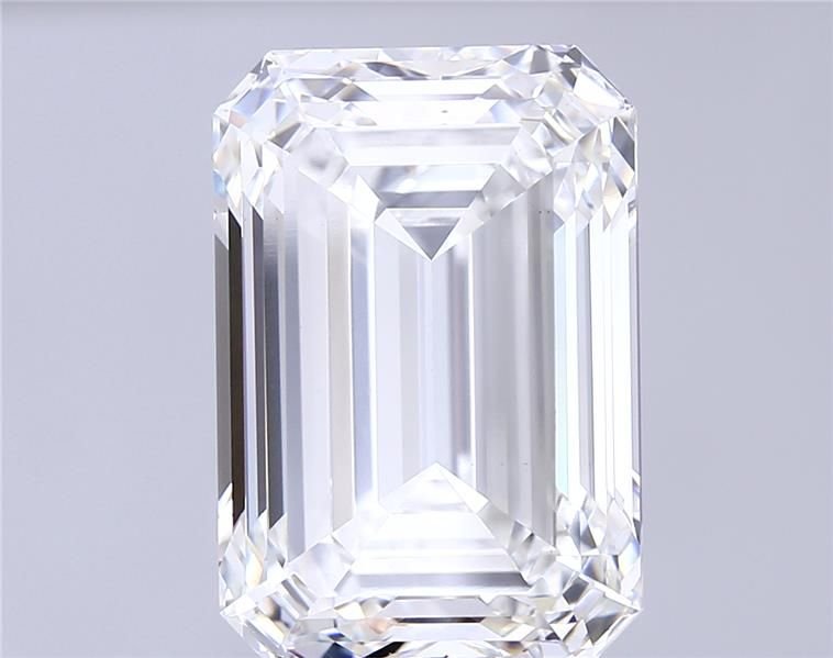 13.06ct F VS1 Rare Carat Ideal Cut Emerald Lab Grown Diamond
