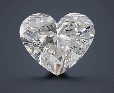 0.70ct G VS1 Rare Carat Ideal Cut Heart Diamond