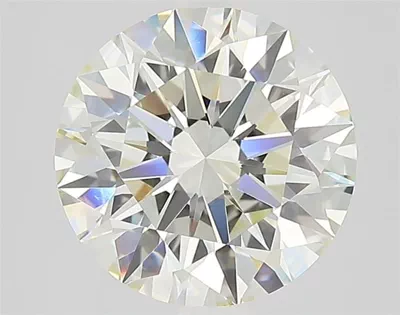 3.04ct K VVS2 Rare Carat Ideal Cut Round Diamond