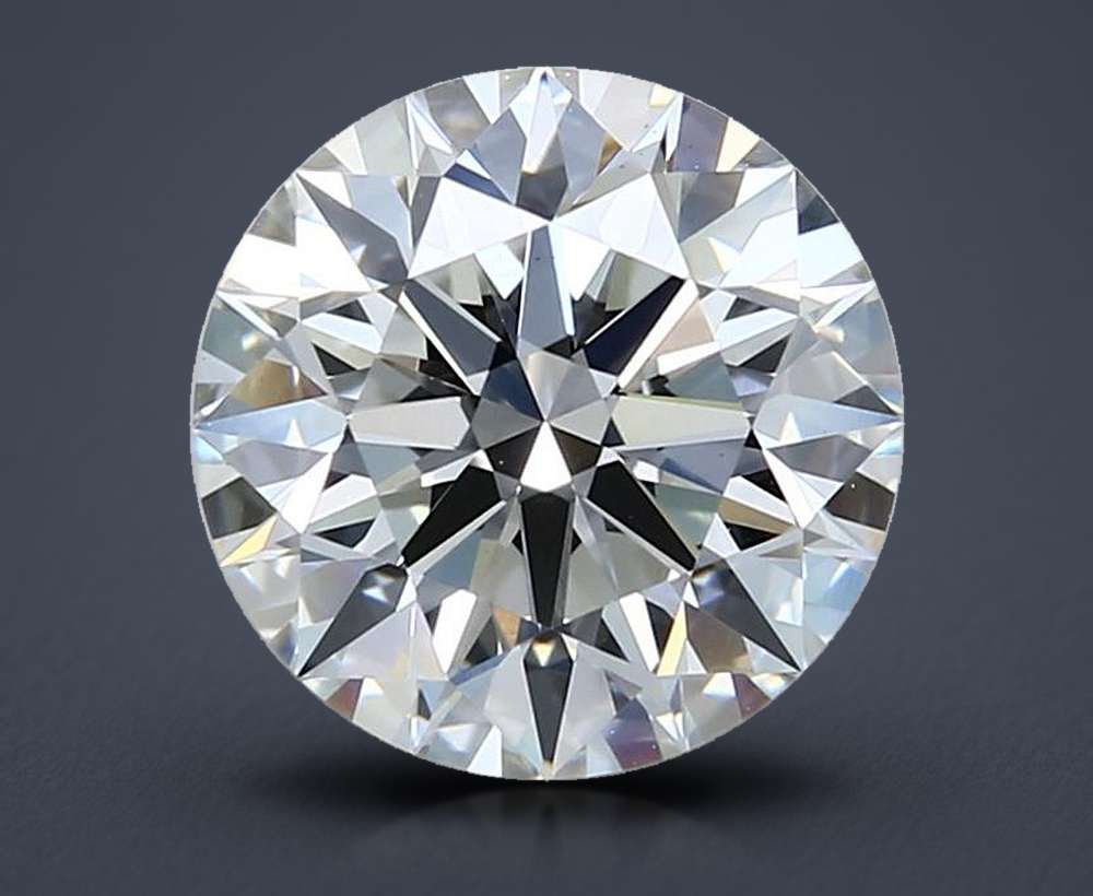 3.03ct G VS1 Rare Carat Ideal Cut Round Lab Grown Diamond