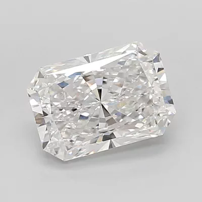 3.05ct E VS1 Rare Carat Ideal Cut Radiant Lab Grown Diamond