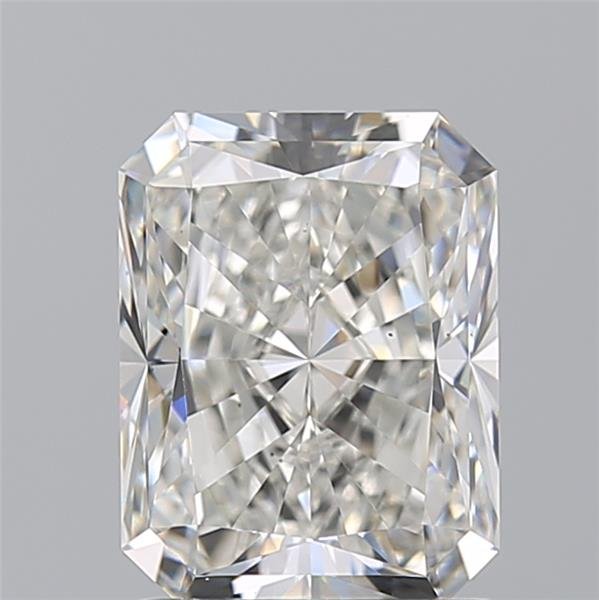 2.03ct H VS2 Rare Carat Ideal Cut Radiant Diamond