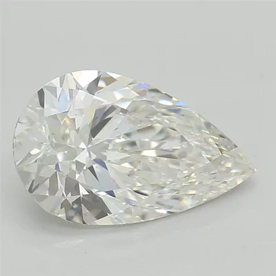 1.08ct E VS2 Rare Carat Ideal Cut Pear Lab Grown Diamond