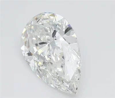 5.20ct F VS1 Rare Carat Ideal Cut Pear Lab Grown Diamond