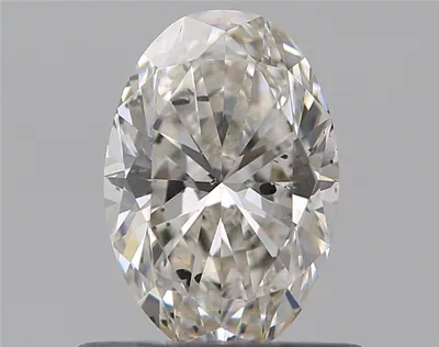 0.54ct I SI2 Rare Carat Ideal Cut Oval Diamond