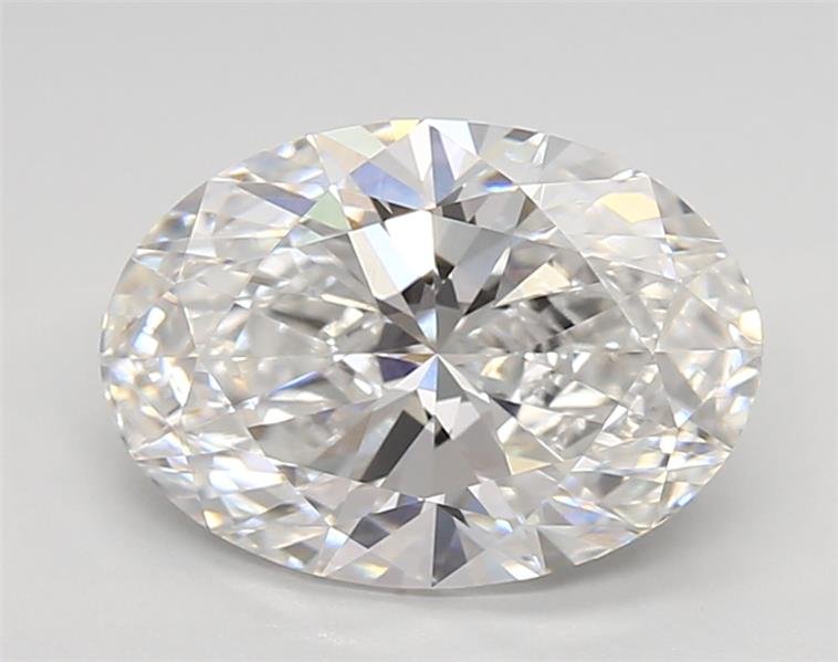 2.66ct E VVS2 Rare Carat Ideal Cut Oval Lab Grown Diamond