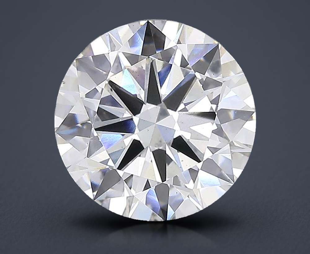 8.01ct F VS2 Excellent Cut Round Lab Grown Diamond