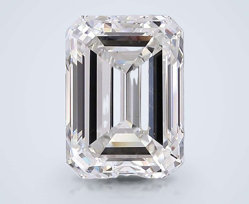 12.55ct E VS2 Rare Carat Ideal Cut Emerald Lab Grown Diamond