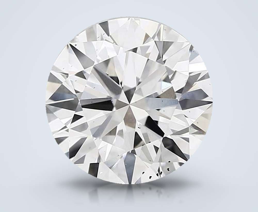 5.00ct F SI1 Rare Carat Ideal Cut Round Lab Grown Diamond