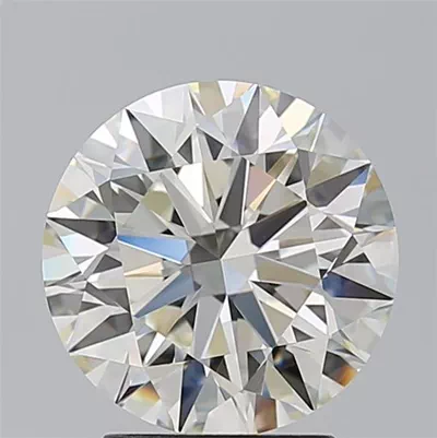 3.02ct J VVS2 Rare Carat Ideal Cut Round Diamond