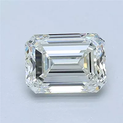 1.31ct I VVS2 Rare Carat Ideal Cut Emerald Diamond