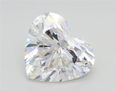 3.02ct E VS1 Rare Carat Ideal Cut Heart Lab Grown Diamond
