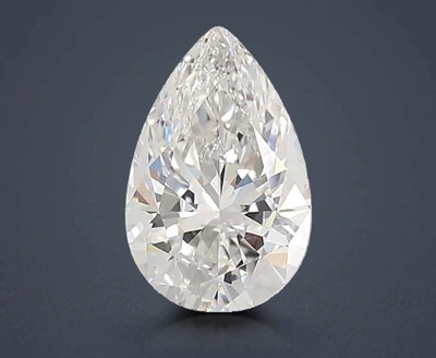 3.02ct F VS1 Rare Carat Ideal Cut Pear Lab Grown Diamond