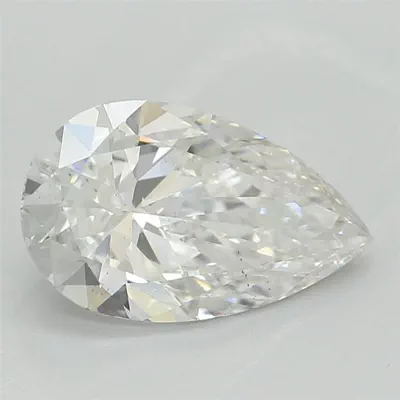 1.02ct E VS2 Rare Carat Ideal Cut Pear Lab Grown Diamond