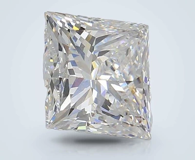 3.00ct E VS1 Rare Carat Ideal Cut Princess Lab Grown Diamond