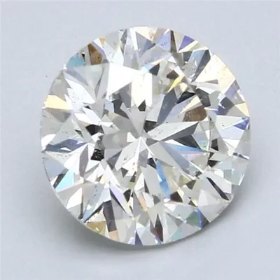 3.55ct J SI2 Rare Carat Ideal Cut Round Diamond