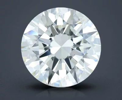 3.26ct J VS2 Rare Carat Ideal Cut Round Diamond