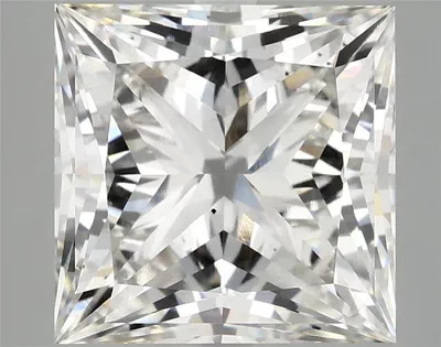 6.30ct H VS2 Rare Carat Ideal Cut Princess Lab Grown Diamond