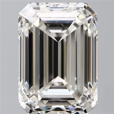 15.02ct H VS2 Excellent Cut Emerald Lab Grown Diamond