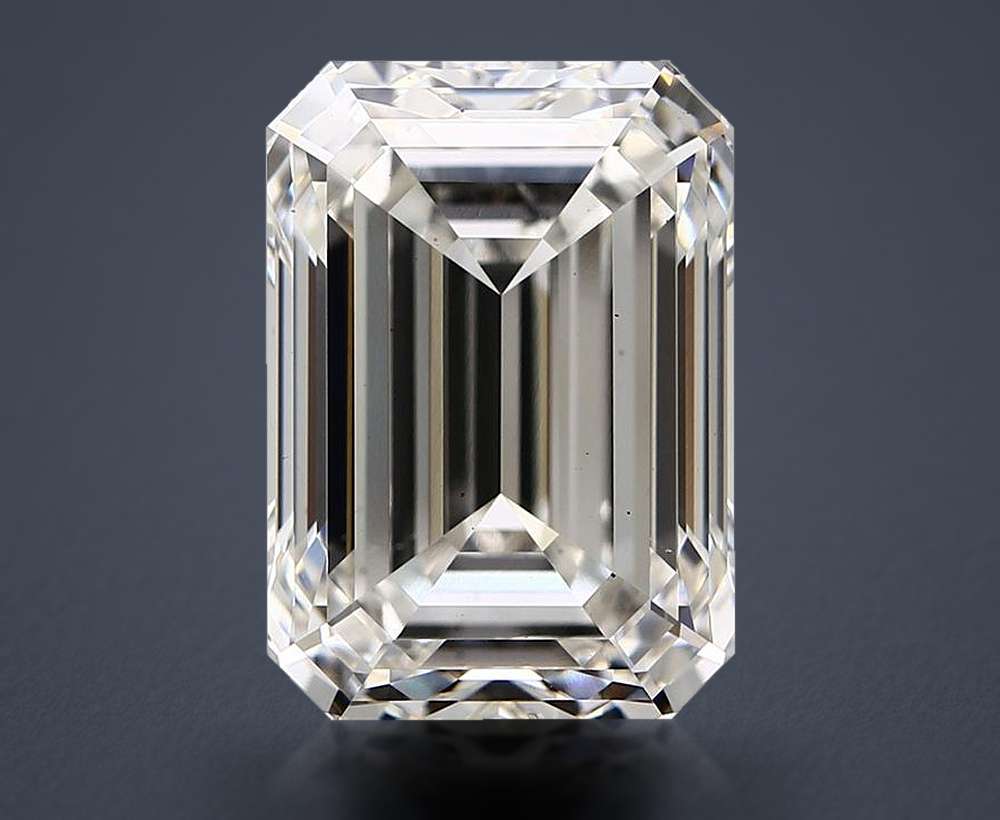 15.02ct H VS2 Rare Carat Ideal Cut Emerald Lab Grown Diamond