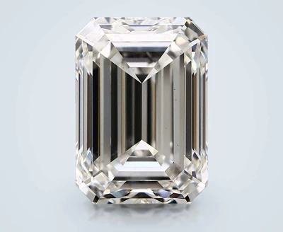 15.02ct H VS2 Rare Carat Ideal Cut Emerald Lab Grown Diamond