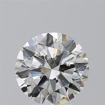 3.01ct H SI2 Rare Carat Ideal Cut Round Diamond