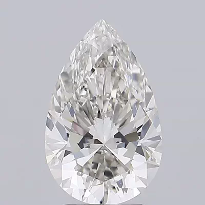 3.23ct H VS1 Rare Carat Ideal Cut Pear Lab Grown Diamond