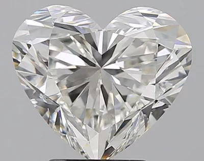 3.10ct I IF Rare Carat Ideal Cut Heart Diamond