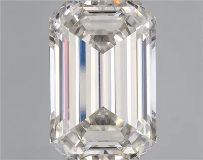 22.35ct G VVS2 Rare Carat Ideal Cut Emerald Lab Grown Diamond