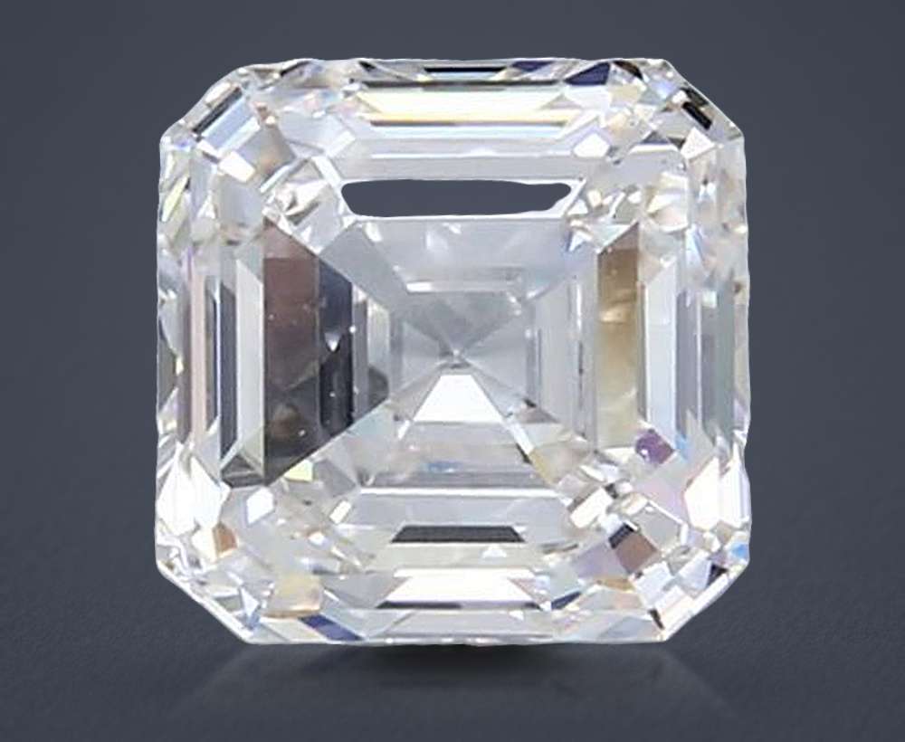 2.03ct G VS2 Rare Carat Ideal Cut Asscher Lab Grown Diamond