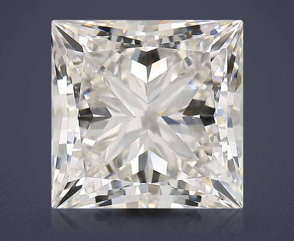 6.50ct G VS1 Rare Carat Ideal Cut Princess Lab Grown Diamond