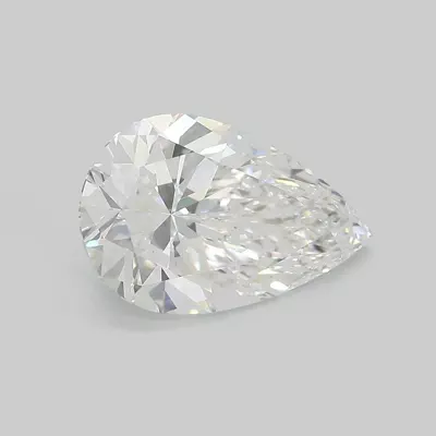 3.77ct E VS1 Rare Carat Ideal Cut Pear Lab Grown Diamond