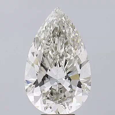 8.26ct I VS2 Rare Carat Ideal Cut Pear Lab Grown Diamond