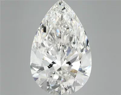 10.22ct F VVS2 Rare Carat Ideal Cut Pear Lab Grown Diamond