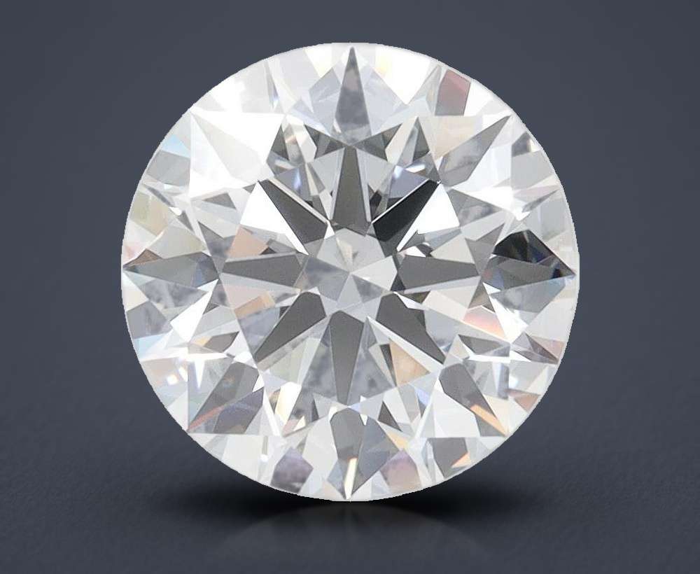 3.07ct D FL Rare Carat Ideal Cut Round Lab Grown Diamond