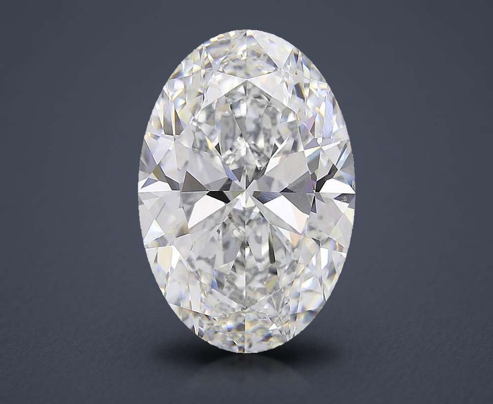 15.54ct F VVS2 Rare Carat Ideal Cut Oval Lab Grown Diamond