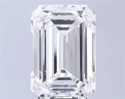 20.09ct F VVS2 Rare Carat Ideal Cut Emerald Lab Grown Diamond