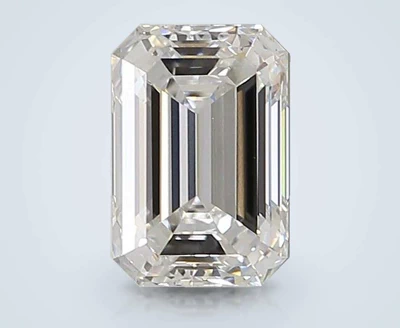 1.86ct F VVS2 Rare Carat Ideal Cut Emerald Lab Grown Diamond