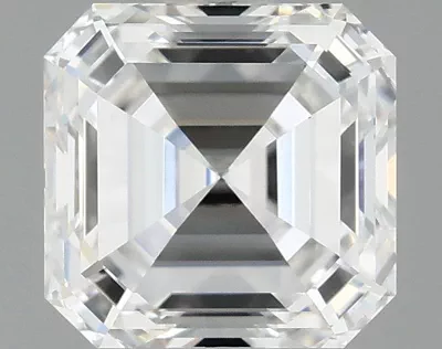 1.04ct E VS1 Rare Carat Ideal Cut Asscher Lab Grown Diamond