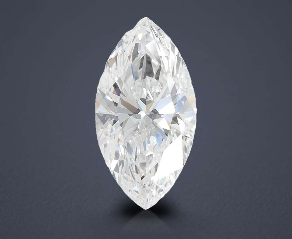 2.22ct D FL Rare Carat Ideal Cut Marquise Lab Grown Diamond